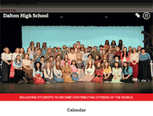 Tablet Screenshot of dhs.daltonpublicschools.com